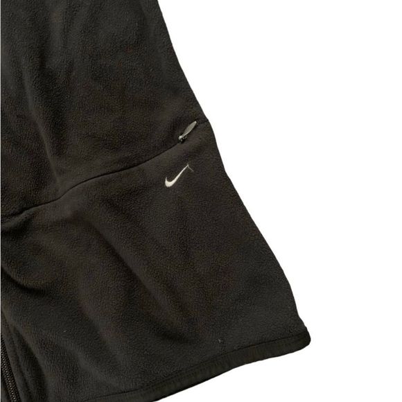 Vintage Youth Nike Therma Fit Black Full Zip Fleece Jacket - Picture 3 of 6